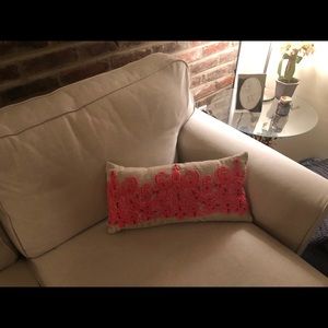 SOLD! Kate Spade Beaded Rectangle Pillow